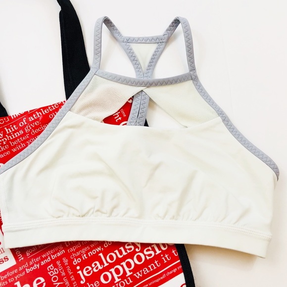 Lululemon Pedal Pace Sports Bra in White Size 4 - Picture 2 of 8